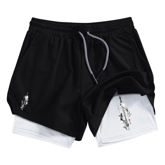 Yin & Yang Sword Gym Shorts