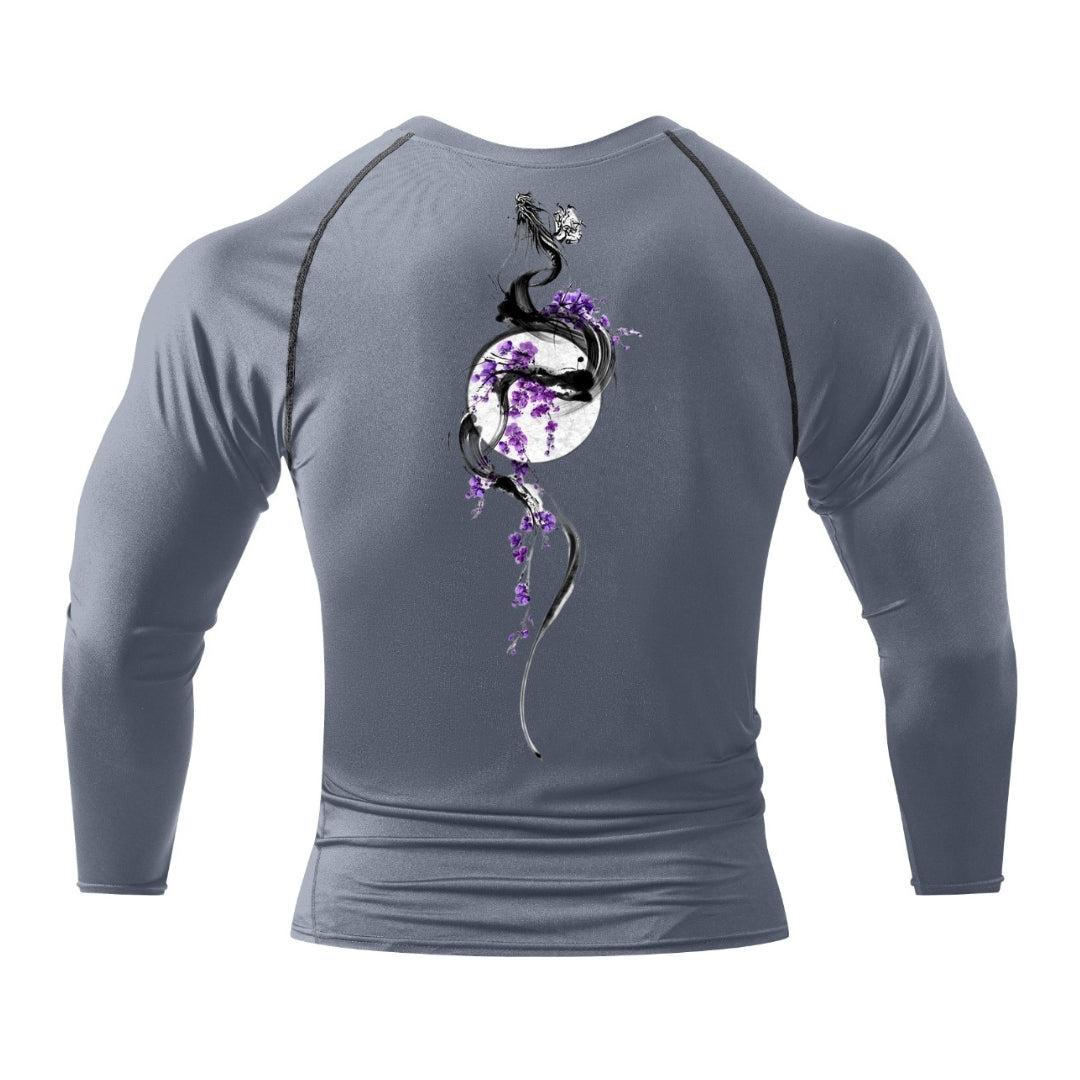 Violet Serpent Compression Long Sleeve
