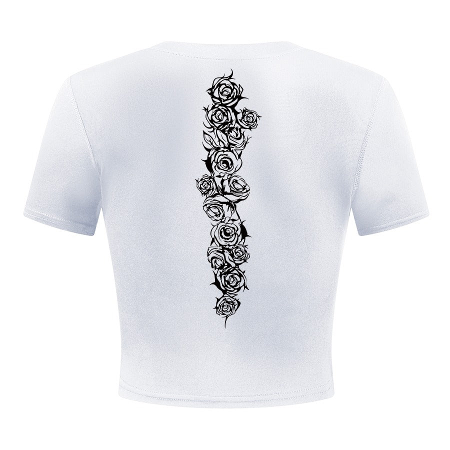 Roses Crop Top