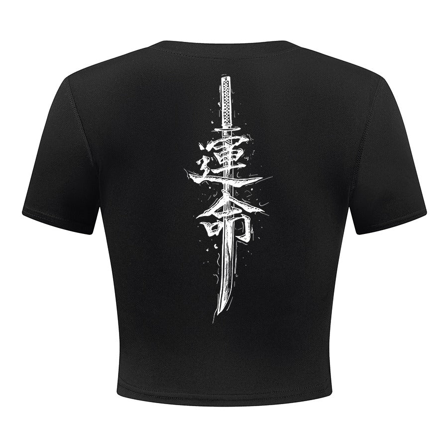 Japanese Sword Crop Top