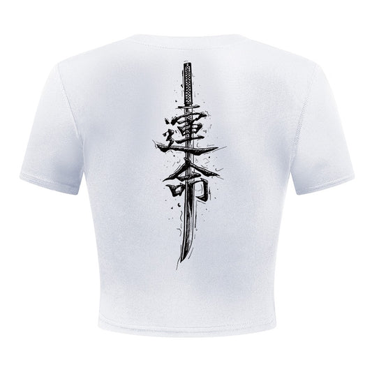Japanese Sword Crop Top