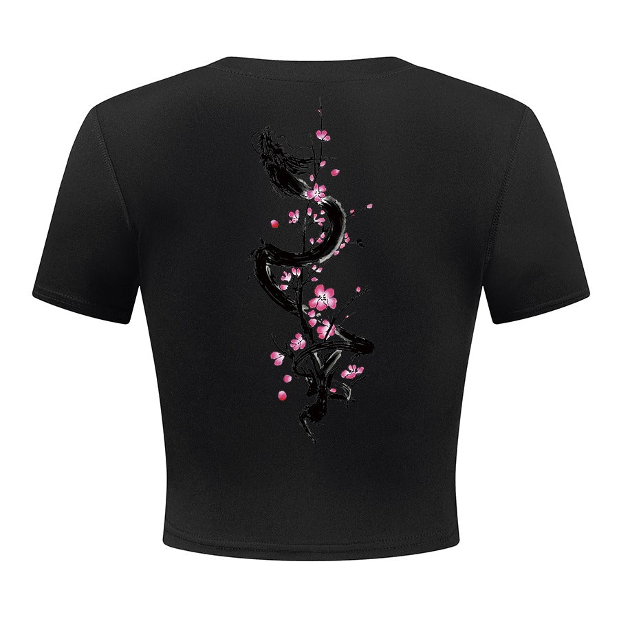 Sakura Sword Crop Top