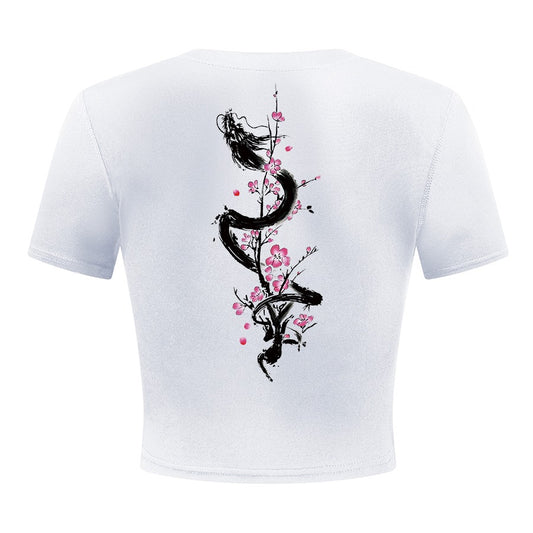 Sakura Sword Crop Top