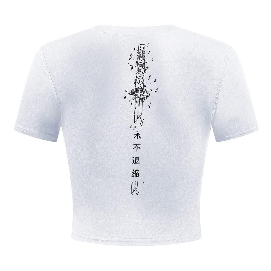 Broken Sword Crop Top