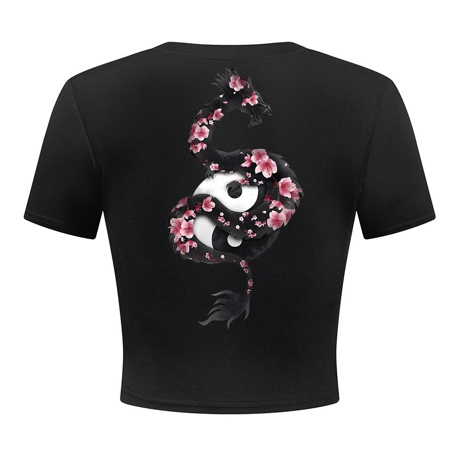 Sakura Dragon Crop Top