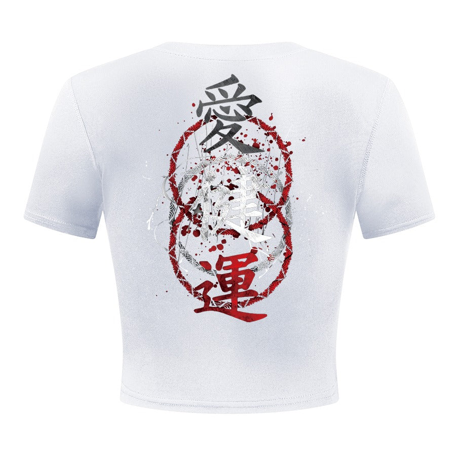 Kanji Crop Top