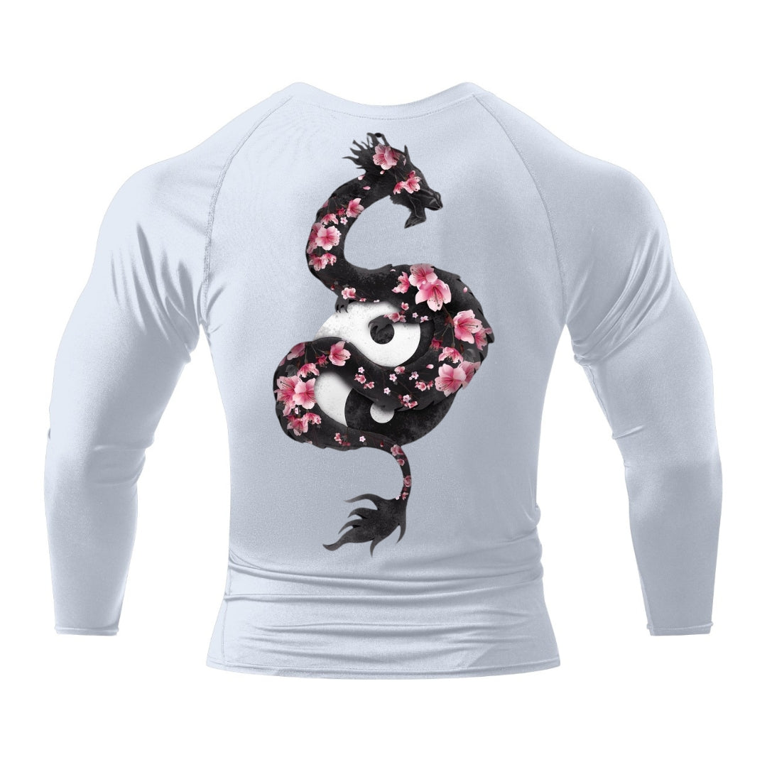 Sakura Dragon Compression Long Sleeve