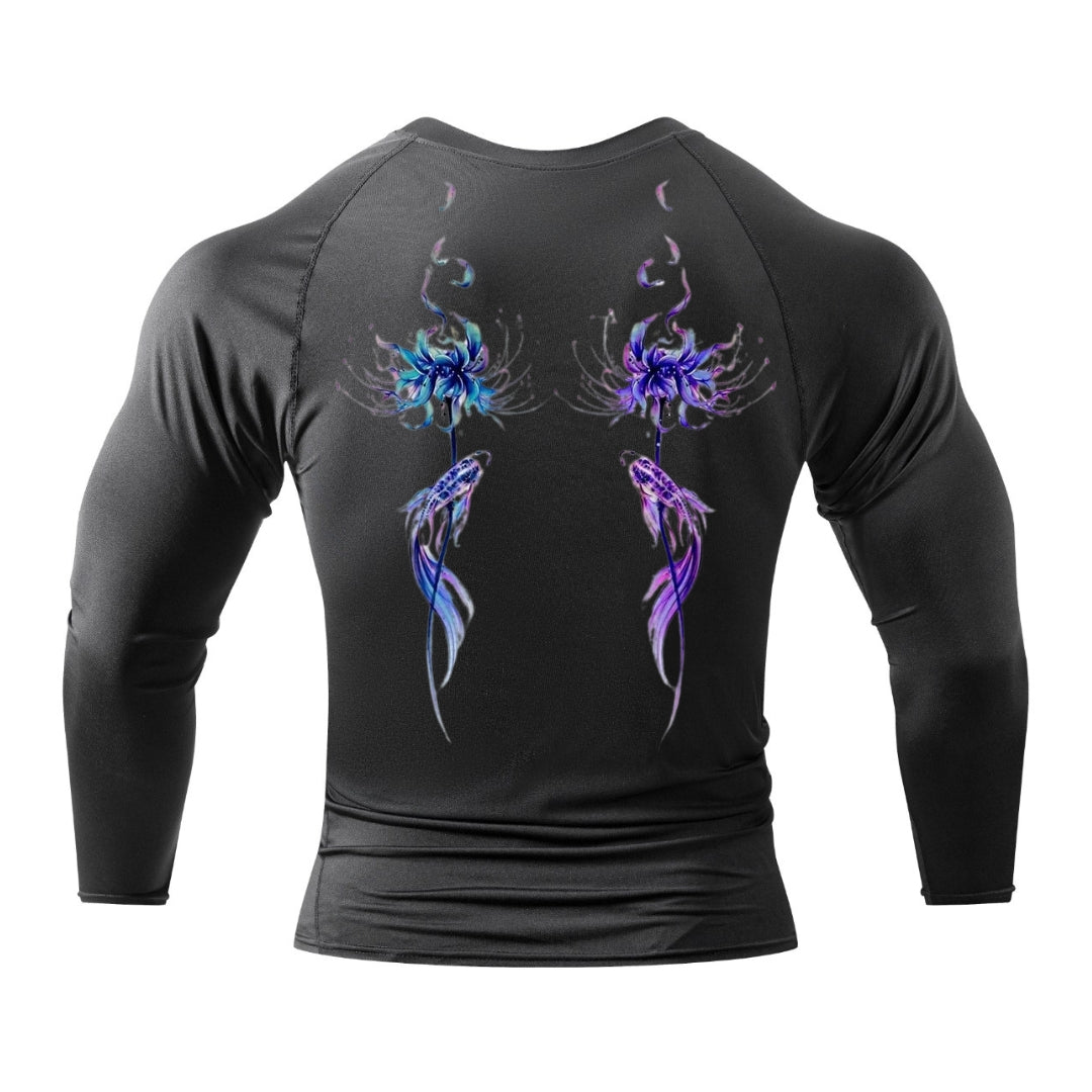 Twin Flowers Compression Long Sleeve