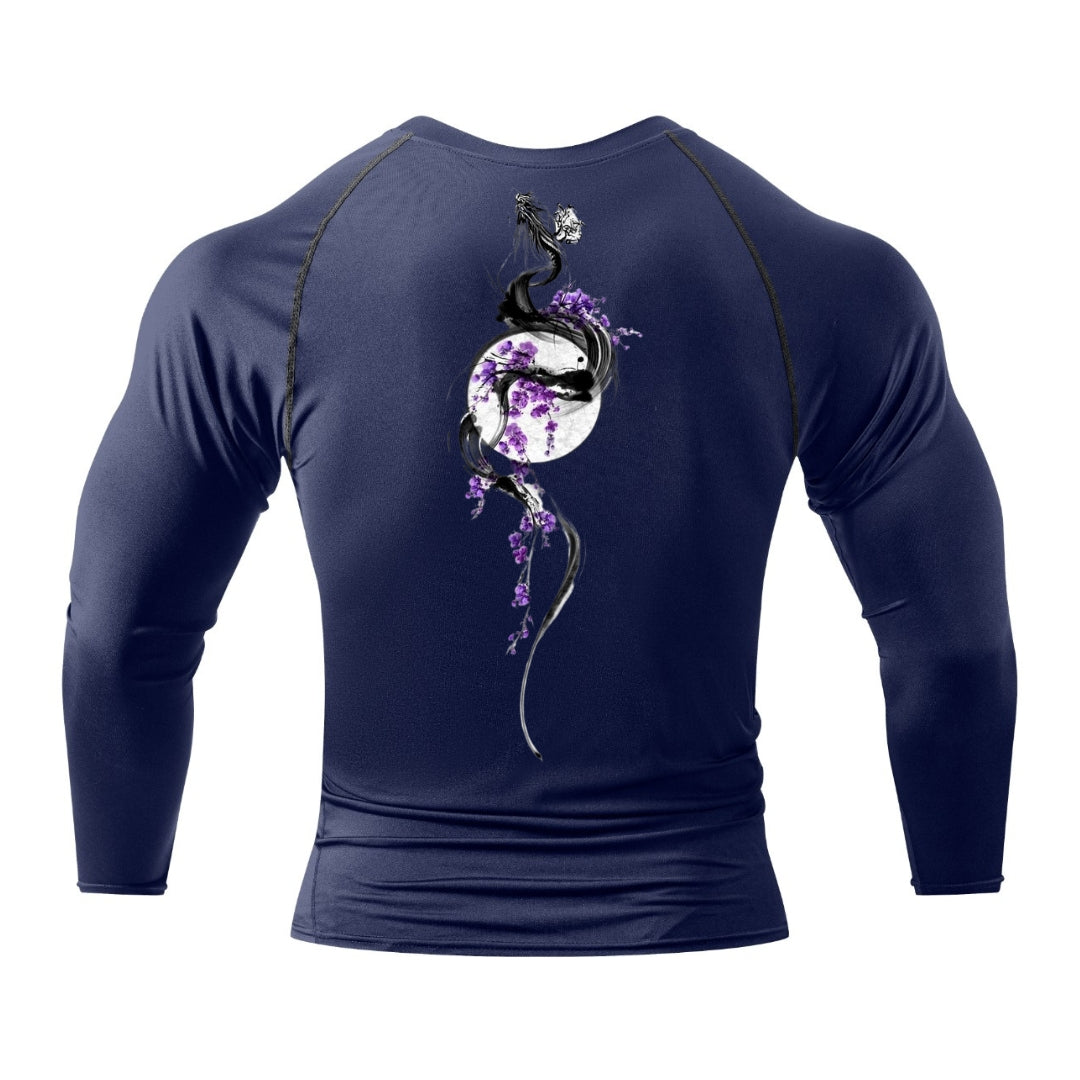 Violet Serpent Compression Long Sleeve