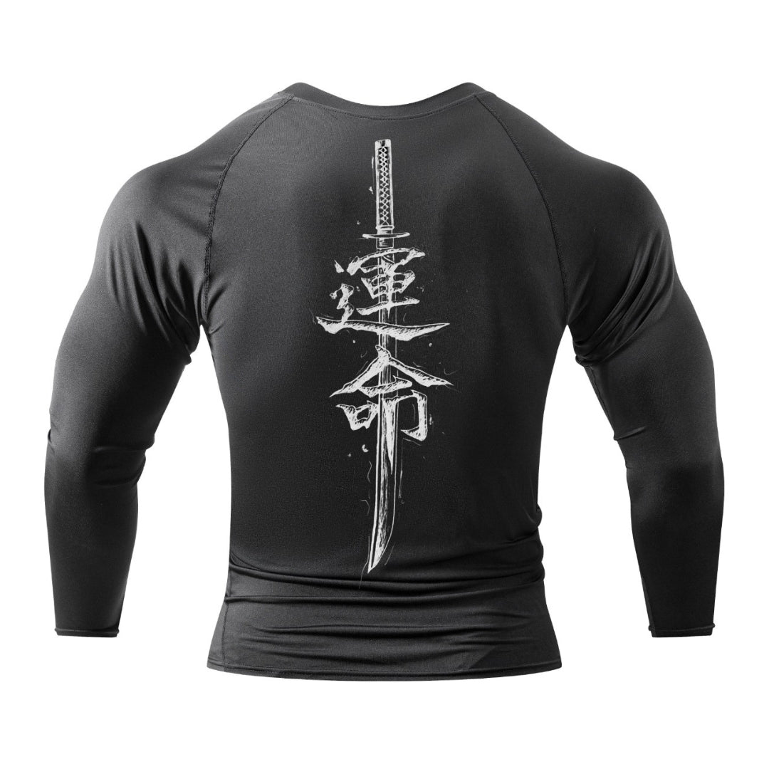 Japanese Sword Compression Long Sleeve