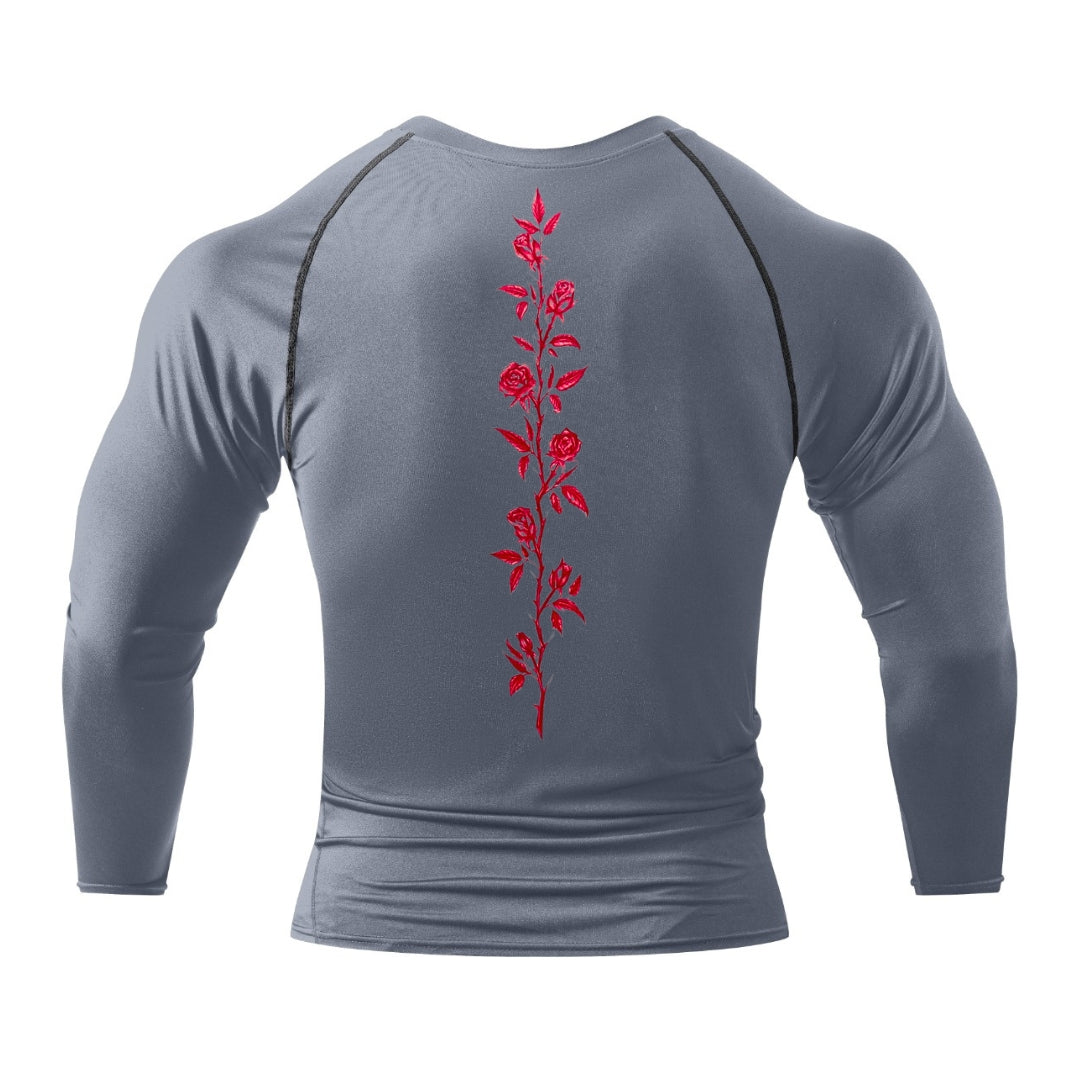 Scarlet Bloom Compression Long Sleeve