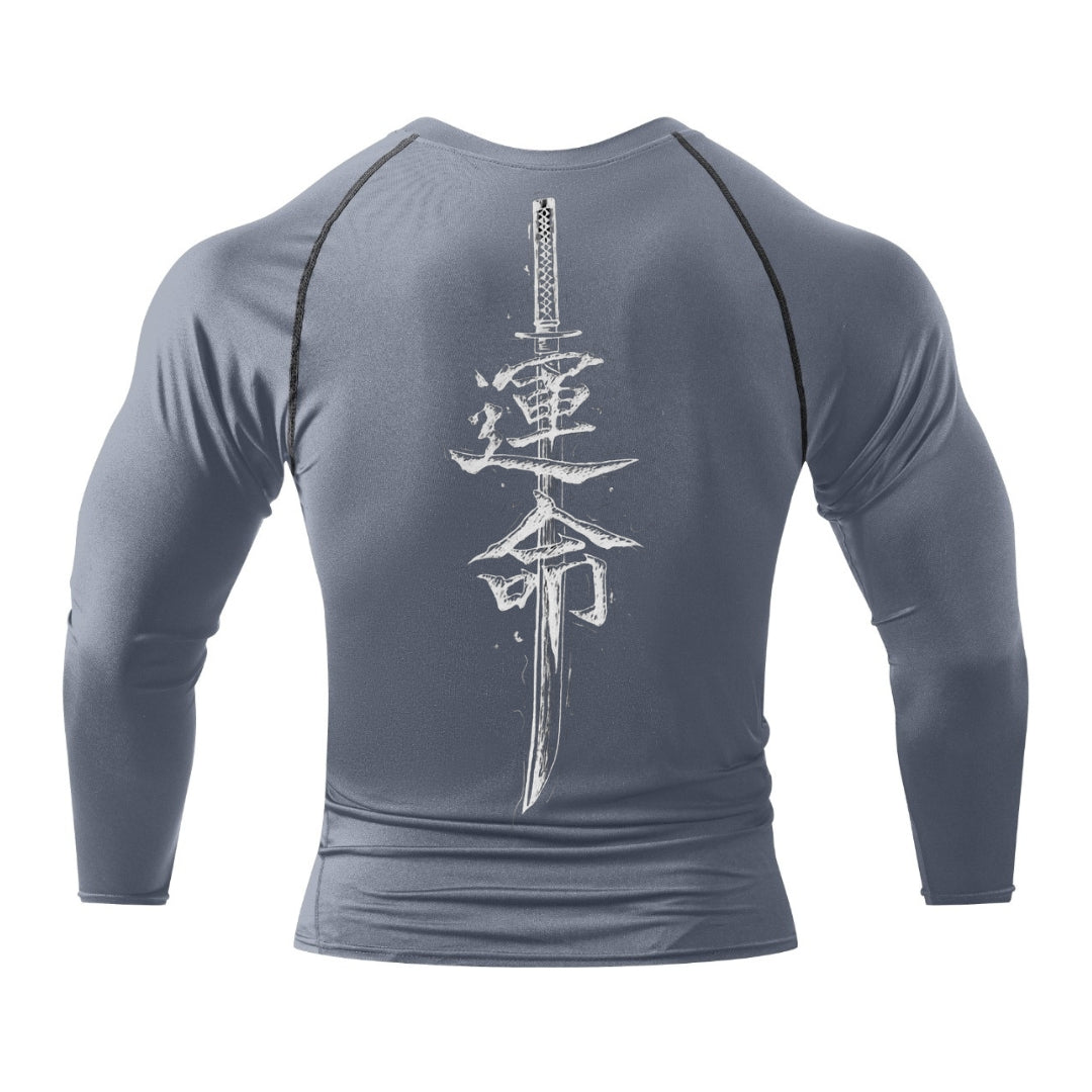 Japanese Sword Compression Long Sleeve