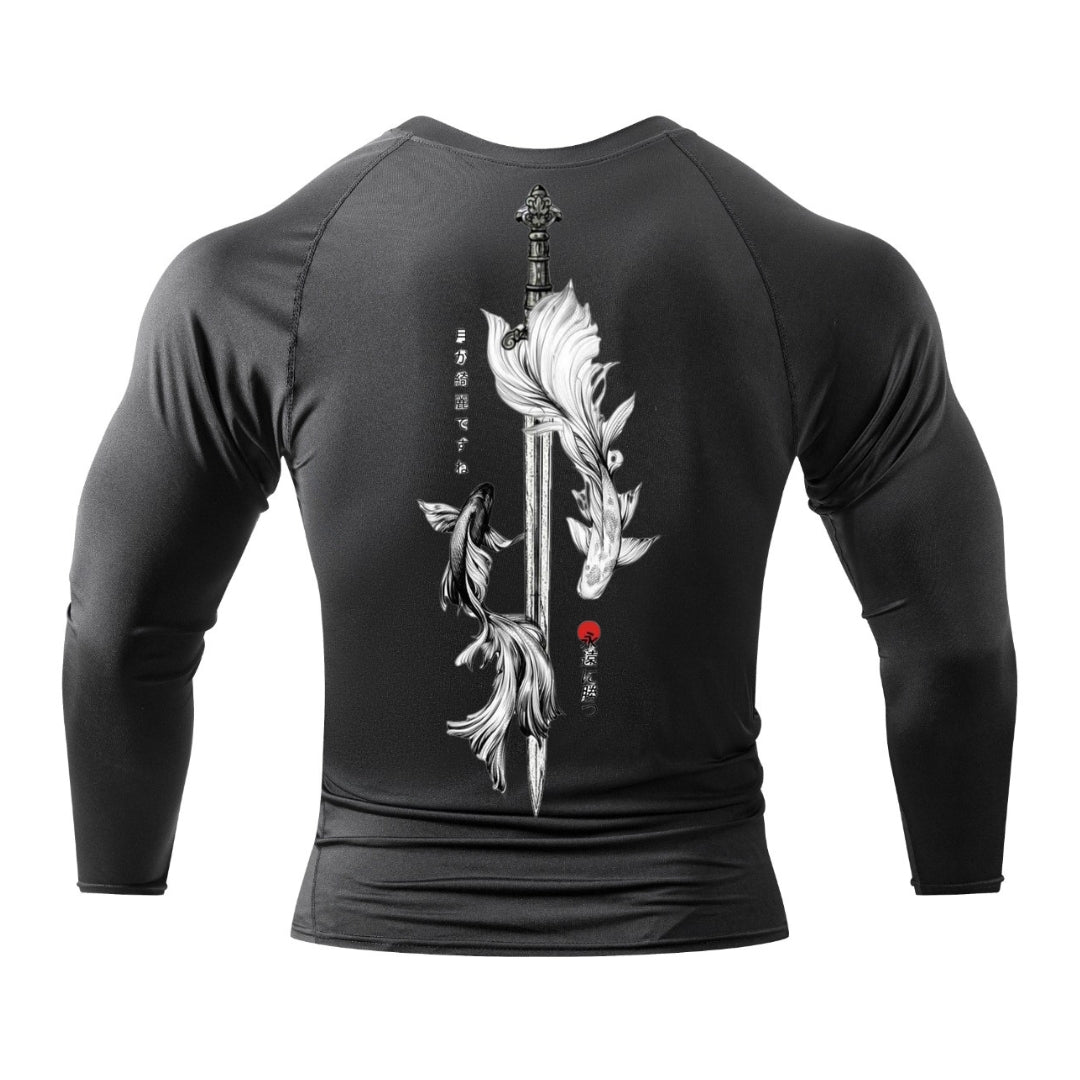 Yin & Yang Sword Compression Long Sleeve