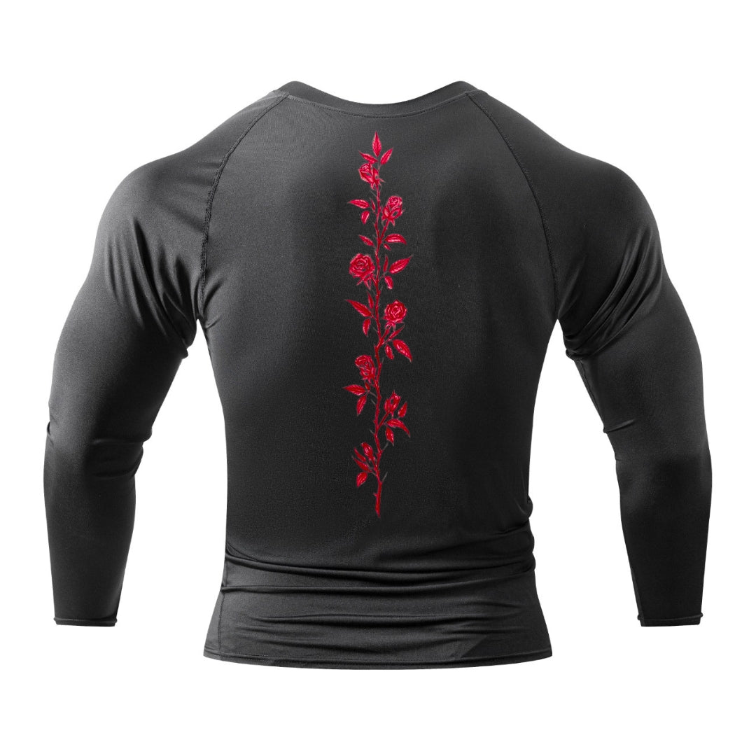 Scarlet Bloom Compression Long Sleeve