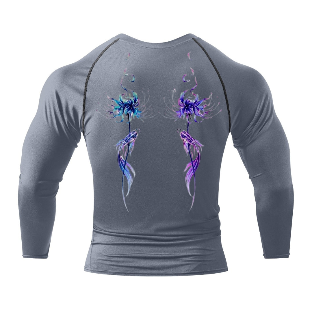 Twin Flowers Compression Long Sleeve