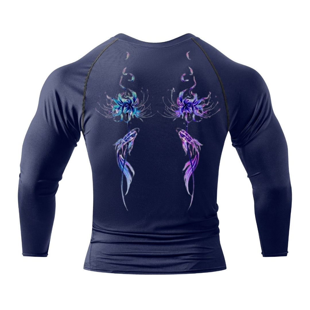 Twin Flowers Compression Long Sleeve