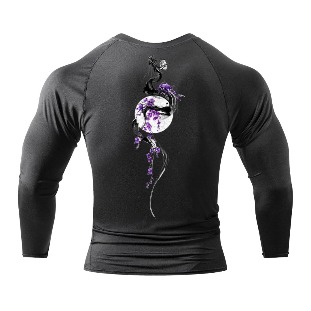 Violet Serpent Compression Long Sleeve